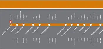 mapa tren urquiza